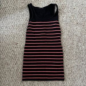 Forever 21 Black Dress with Pink Stripes